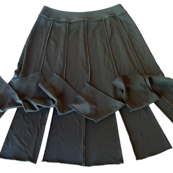 Vintage Josef Ribkoff womens black skirt panels Canada size 6 flapper office Y2K - Picture 5 of 13